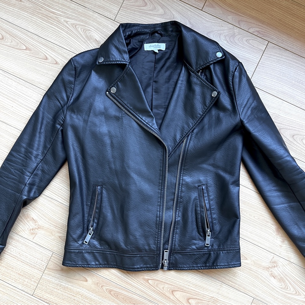 Charlotte Russe Moto Leather Jacket
